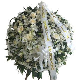 Corona fúnebre grande R 32